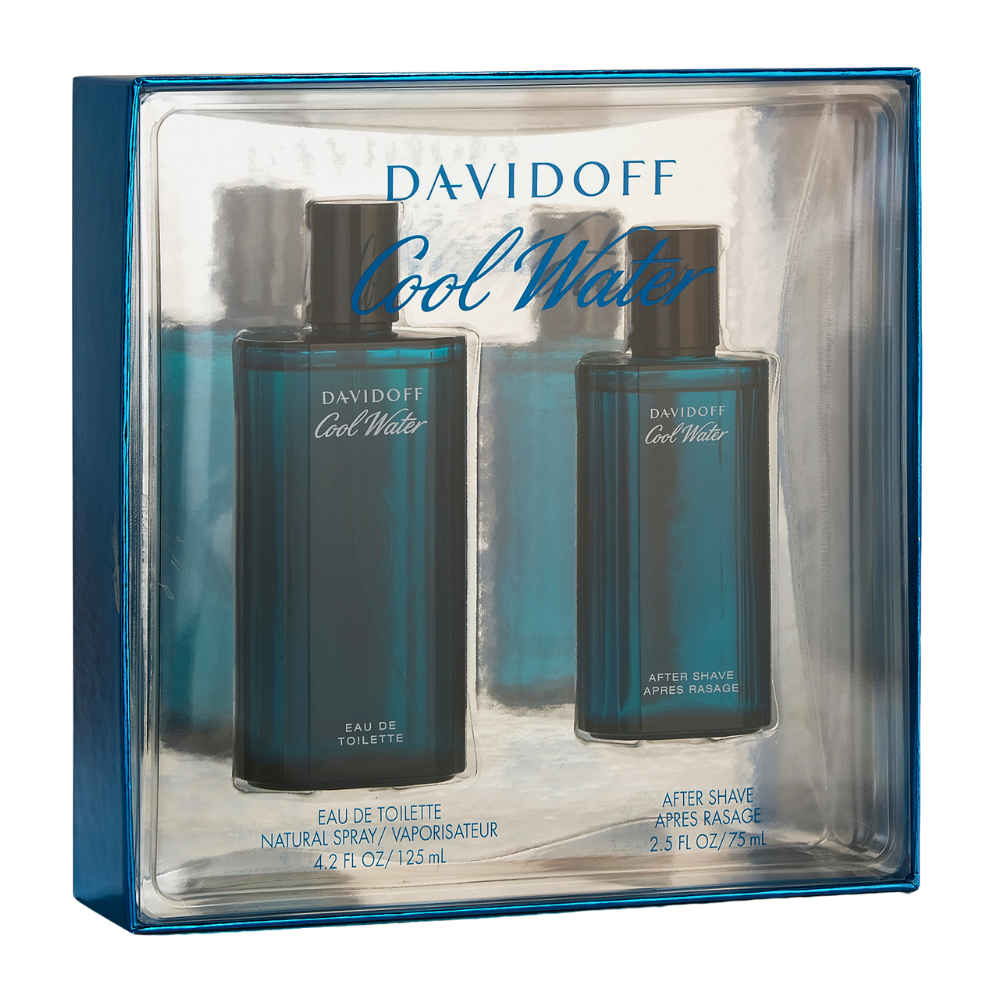 SET DAVIDOFF COOL WATER EDT 125ML, AFTER SHAVE 75ML (H)