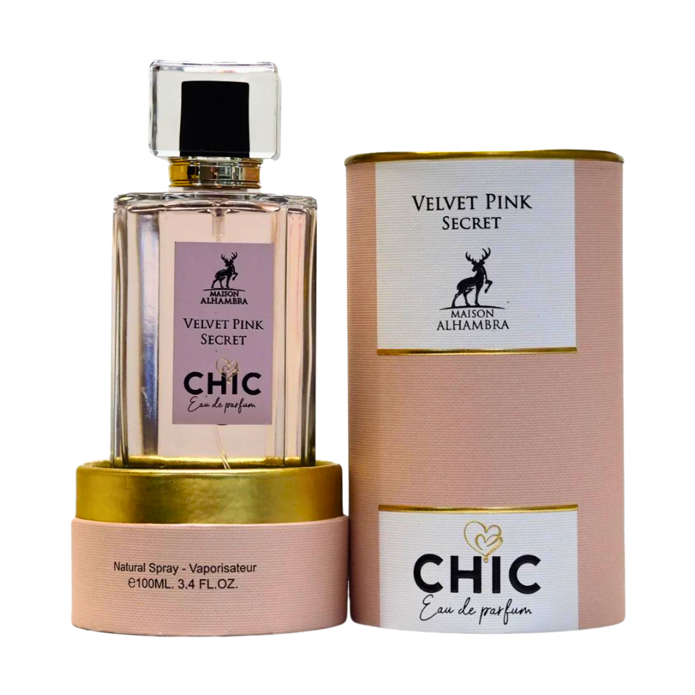 MAISON ALHAMBRA VELVET CHIC VELVET PINK SECRET EDP 100ML (M)