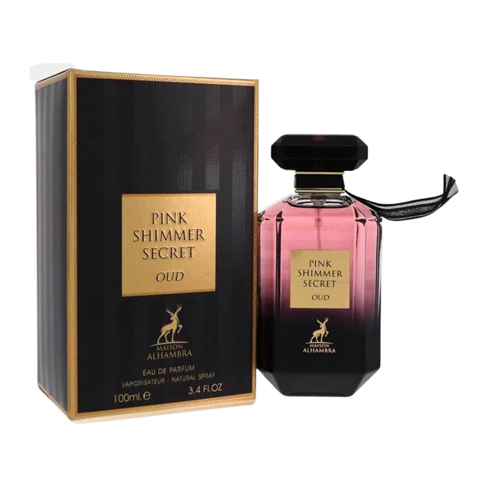 MAISON ALHAMBRA PINK SHIMMER SECRET OUD EDP 100ML (M)