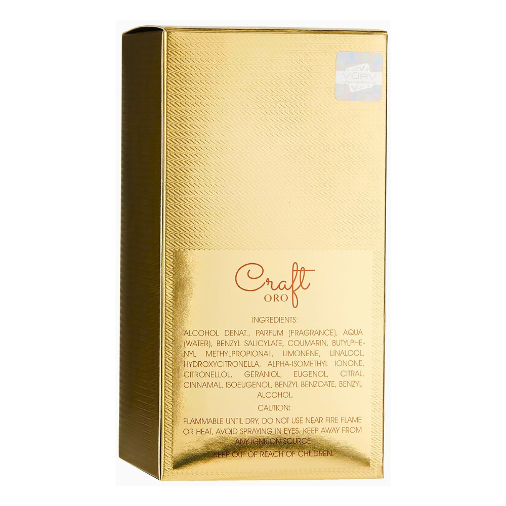 VURV CRAFT ORO EDP 100ML (H)