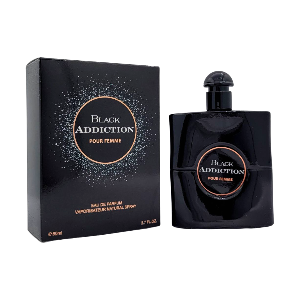 LOVALI BLACK ADDICTION POUR FEMME EDP 80ML (M)