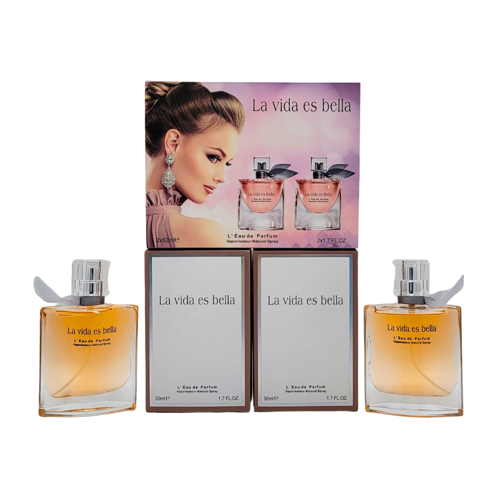 SET LA VIDA ES BELLA EDP 50MLX2 (M)