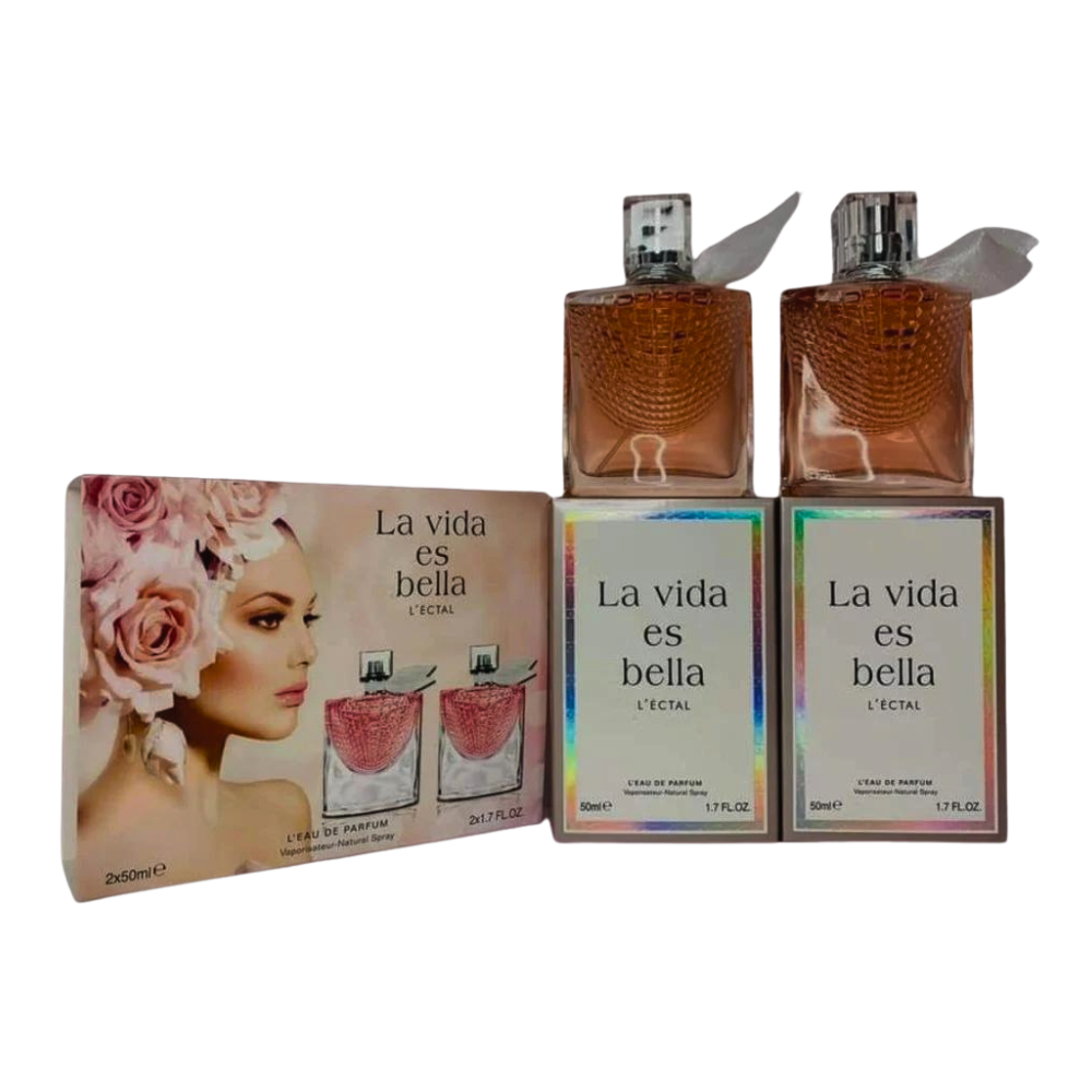 SET LA VIDA ES BELLA L ECTAL EDP 50MLX2 (M)