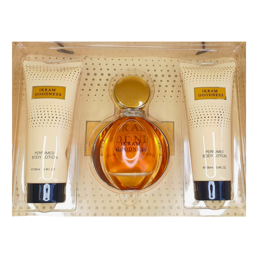 SET IKRAM GOODNESS EDP 90ML, BODY LOTION 100ML, BODY LOTION 100ML (M)