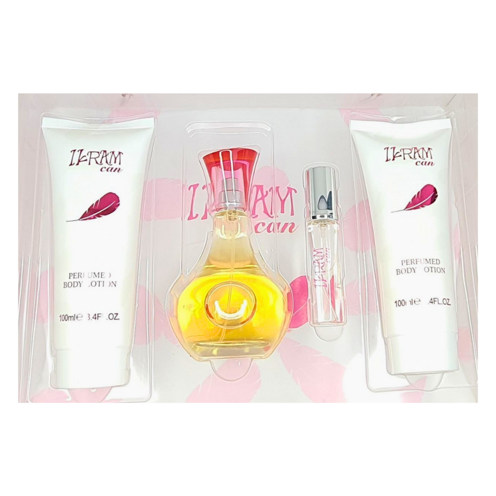 SET IKRAM CAN EDP 100ML, EDP 15ML, BODY LOTION 100ML, BODY LOTION 100ML (M)