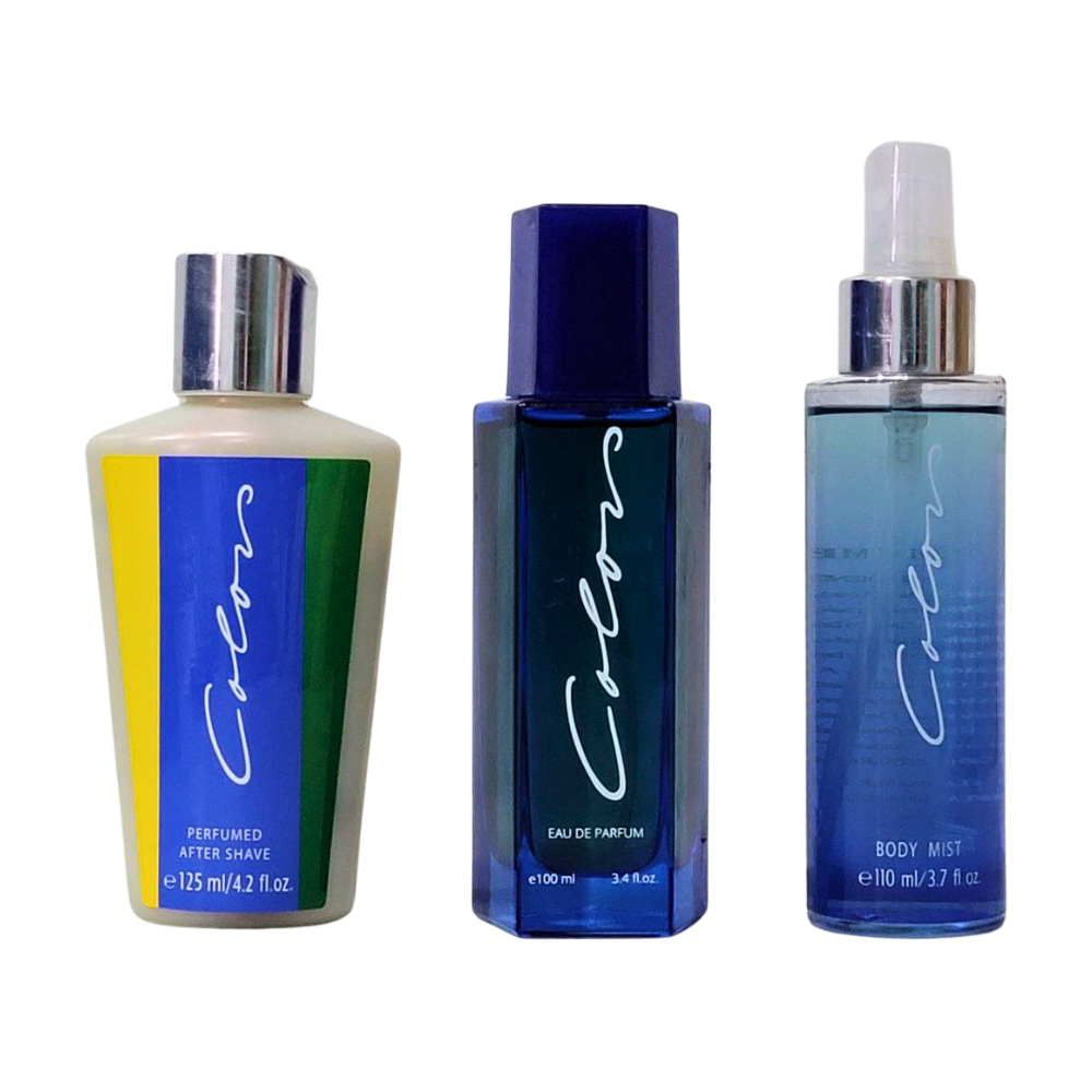 SET COLORS MEN EDP 100ML, BODY MIST 110ML, AFTER SHAVE 125ML (H)