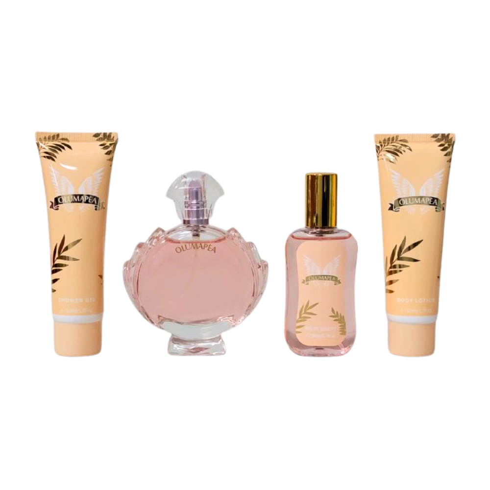 SET OLUMAPEA EDT 50ML, EDP 50ML, BODY LOTION 50ML, SHOWER GEL 50ML (M)