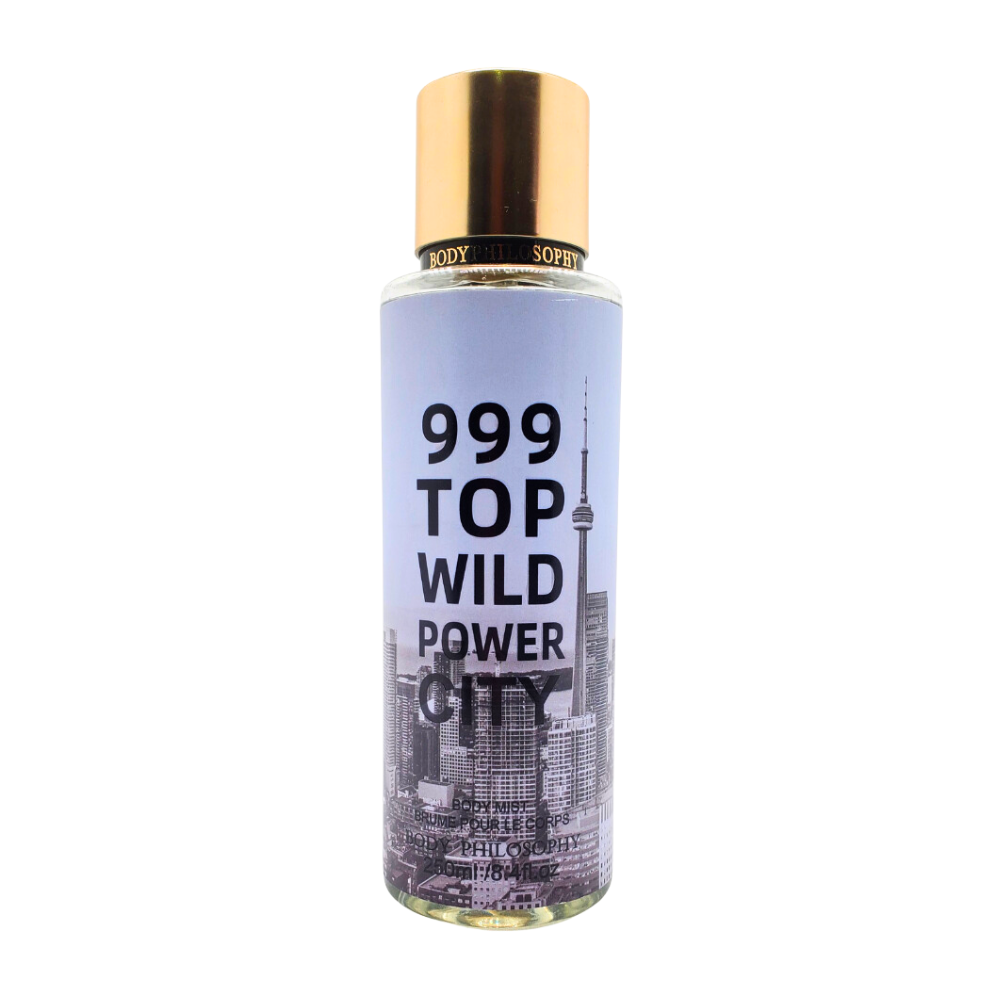 SPLASH BODY PHILOSOPHY 999 TOP WILD POWER CITY 250ML (H)