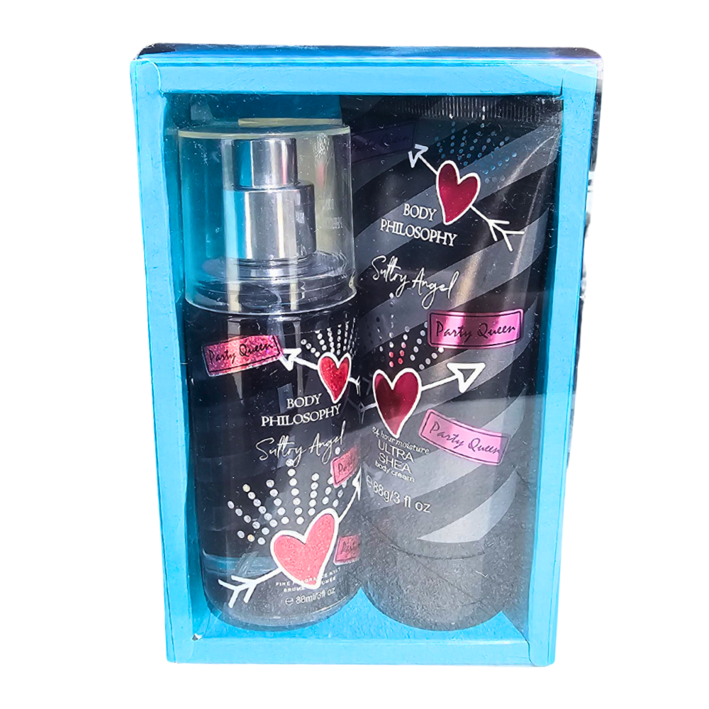 SET BODY PHILOSOPHY SULTRY ANGEL SPLASH 88ML, BODY LOTION 88ML (M)