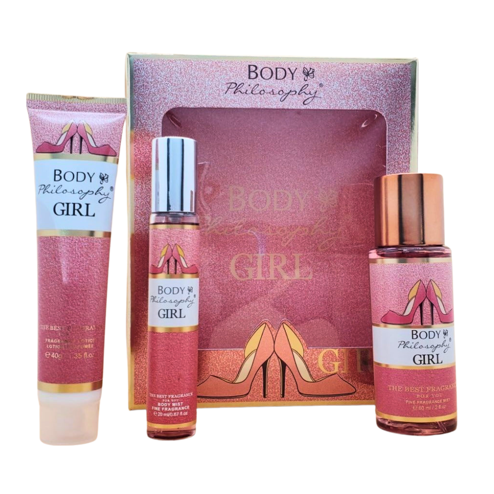 SET BODY PHILOSOPHY GIRL SPLASH 60ML, EDP 20ML, BODY LOTION 40G (M)