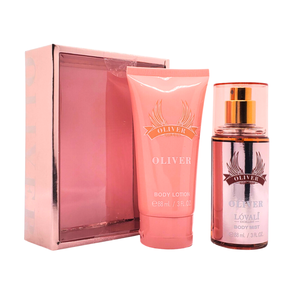 SET LOVALI OLIVER SPLASH 88ML, BODY LOTION 88ML (M)