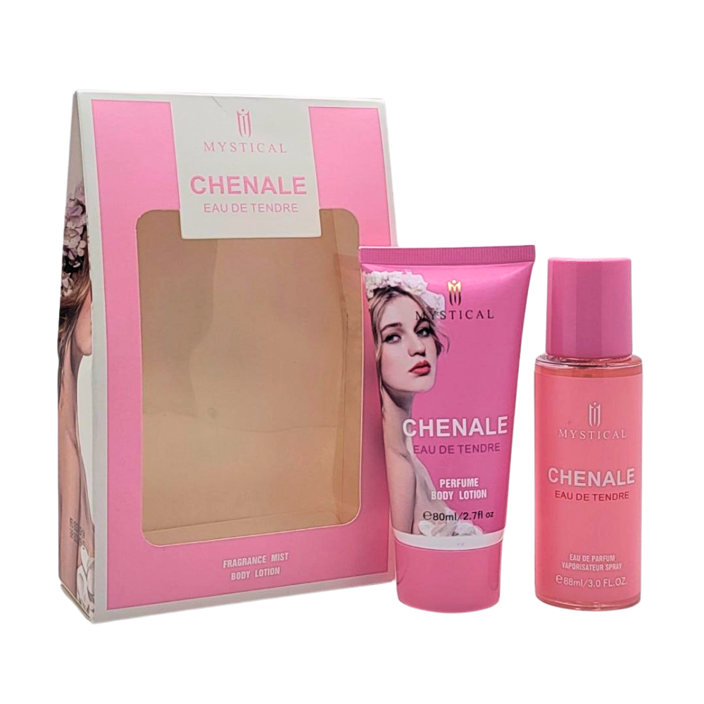 SEY MYSTICAL CHENALE EAU DE TENDRE SPLASH 88ML, BODY LOTION 80ML (M)