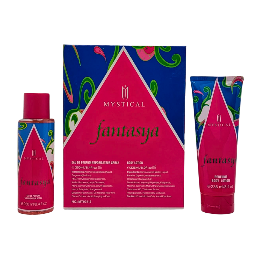 SET MYSTICAL FANTASYA SPLASH 250ML, BODY LOTION 236ML (M)