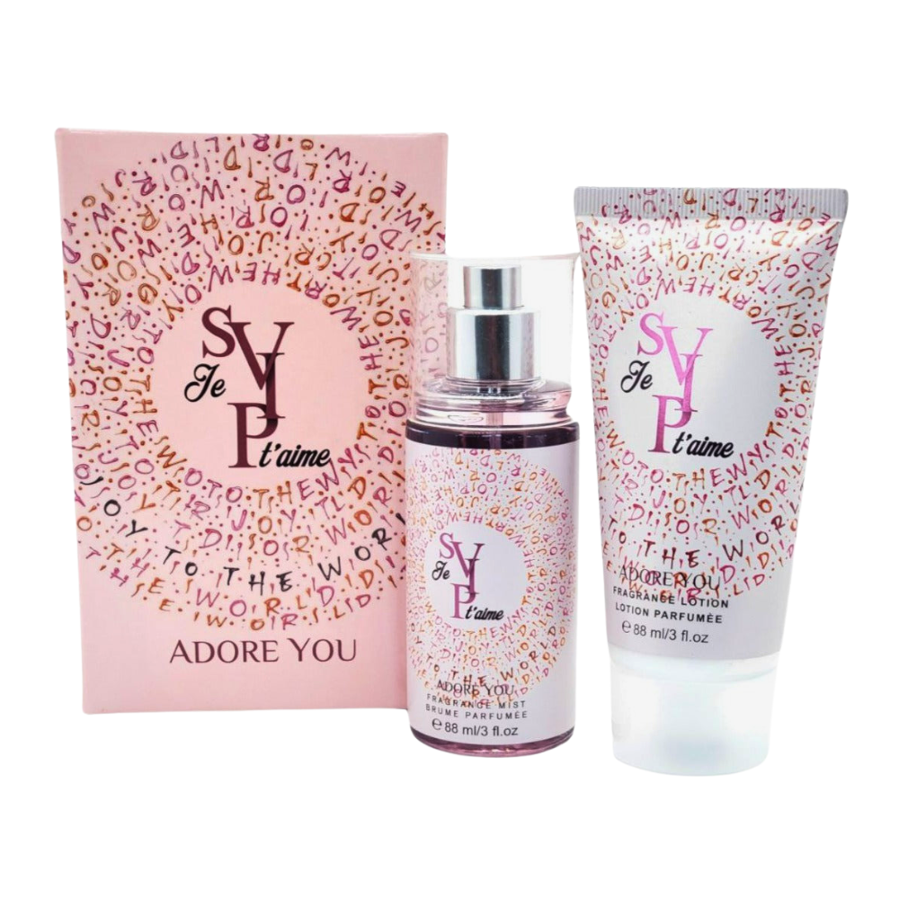 SET ADORE YOU SVIP TE TAIME SPLASH 88ML, BODY LOTION 88ML (M)