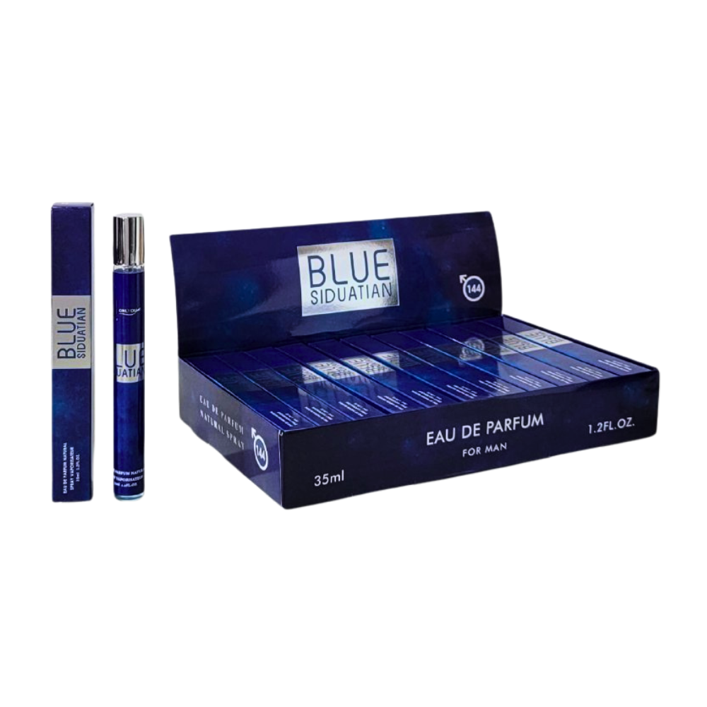 PERFUME EN TUBO PARA HOMBRE BLUE SIDUATIAN FOR MEN 144 EDP 35ML (H)
