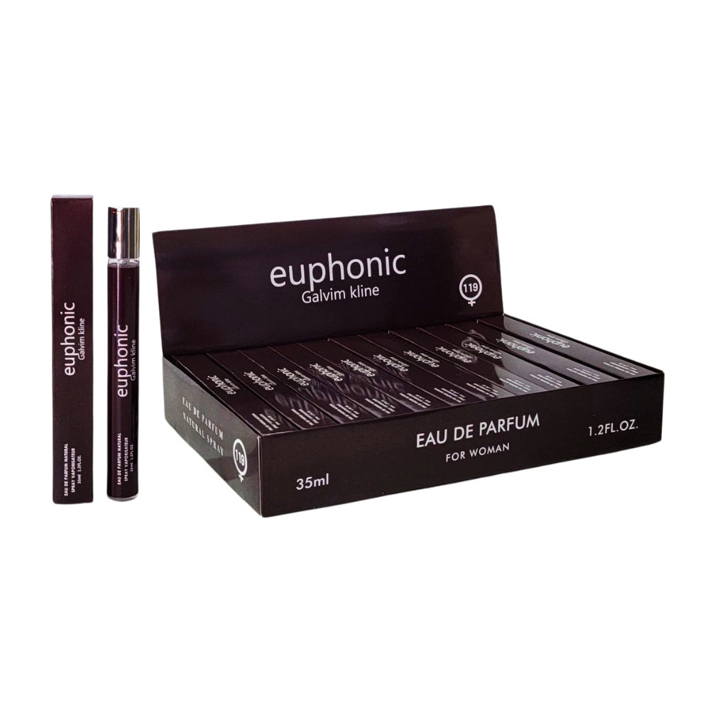 PERFUME EN TUBO PARA DAMA EUPHONIC GALVIM KLINE FOR WOMAN 119 EDP 35ML (M)