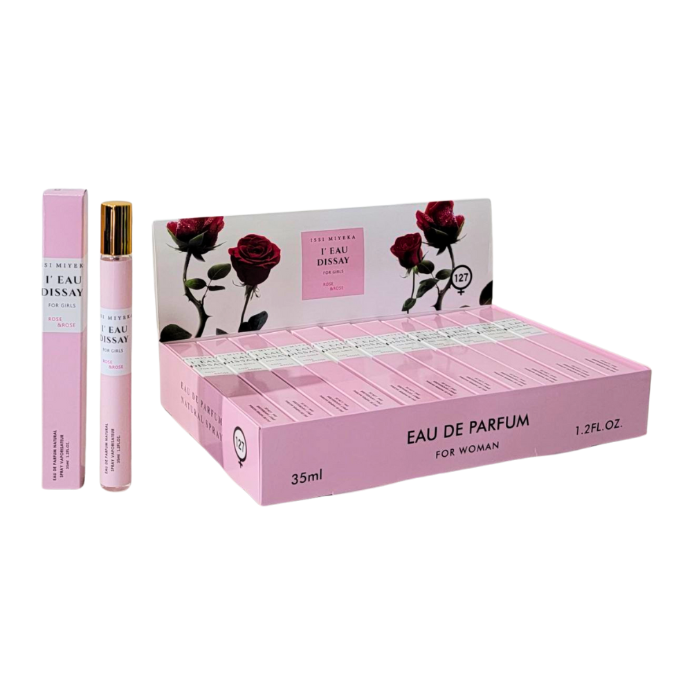 PERFUME EN TUBO PARA DAMA ISSI MIYEKA I EAU DISSAY FOR GIRLS ROSE & ROSE 127 EDP 35ML (M)