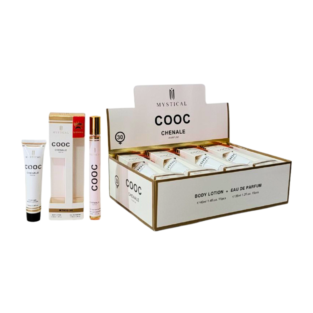 SER PERFUME EN TUBO COOC CHENALE PARFUM EDP 35ML, BODY LOTION 40ML (M)