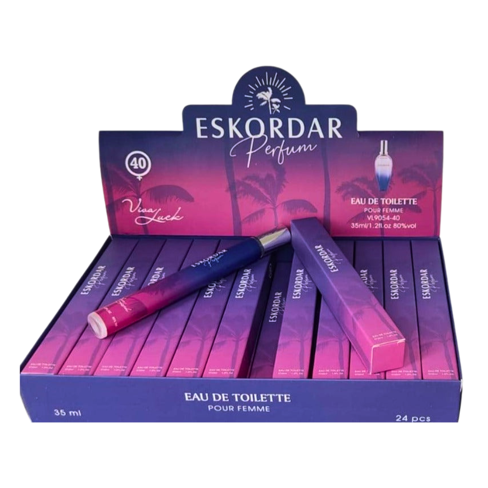 PERFUME EN TUBO PARA DAMA ESKORDAR PERFUM POUR FEMME 40 EDT 35ML (M)