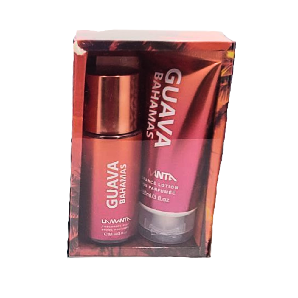 SET LAMANTA GUAVA BAHAMAS SPLASH 88ML, BODY LOTION 88ML (M)