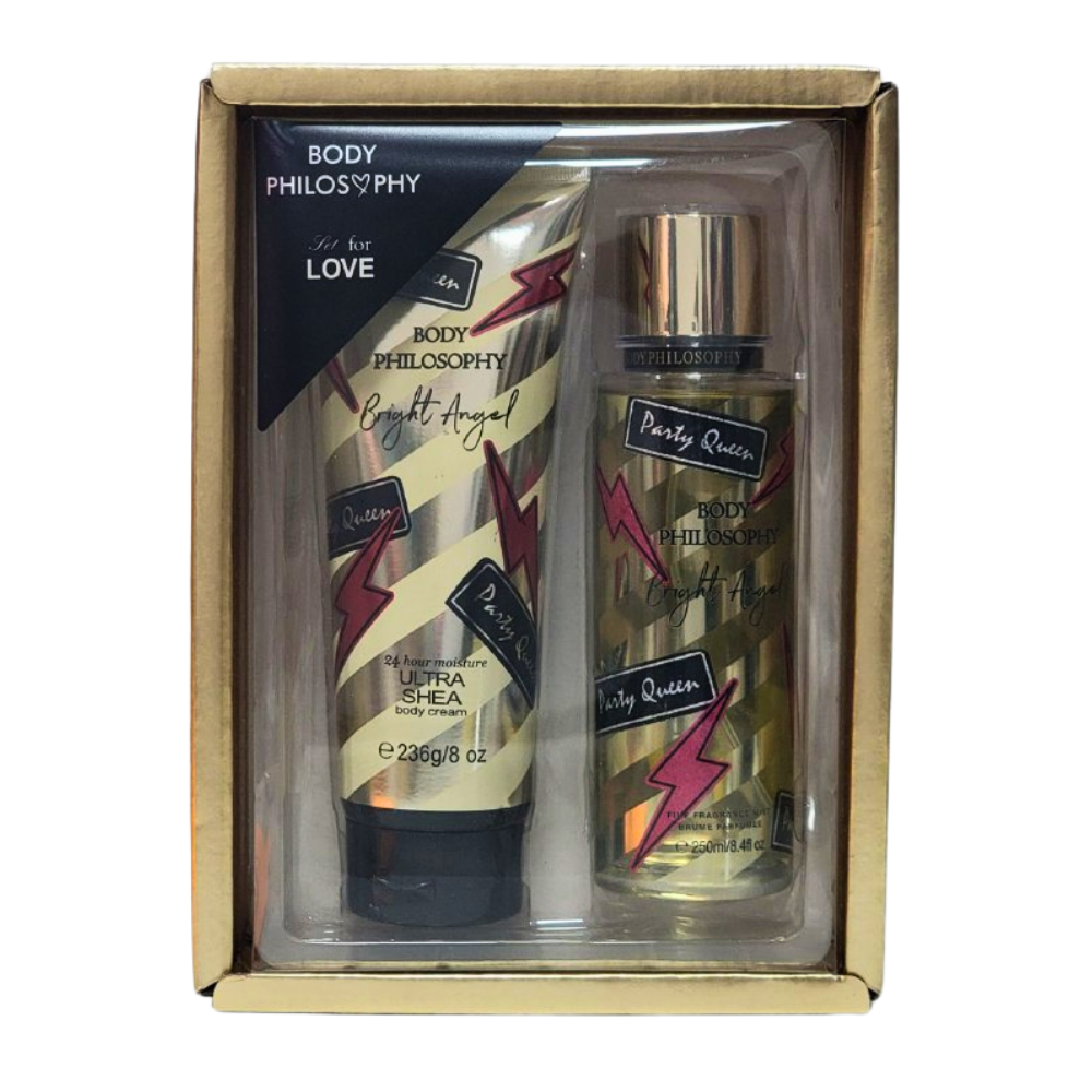 SET BODY PHILOSOPHY BRIGHT ANGEL SPLASH 250ML, BODY LOTION 236ML (M)