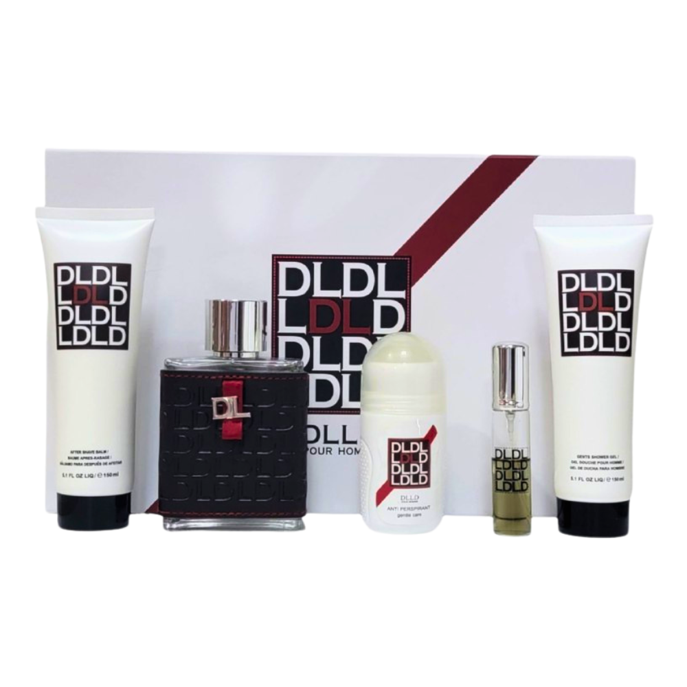 SET DLLD POUR HOMME EDT 100ML, EDT 15ML, SHOWER GEL 150ML, AFTER SHAVE 150ML, DEODORANT 50G (H)