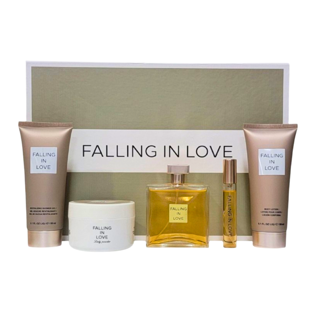 SET FALLING IN LOVE FEMME EDT 100ML, EDT 15ML,SHOWER GEL 150ML, BODY LOTION 150ML (M)