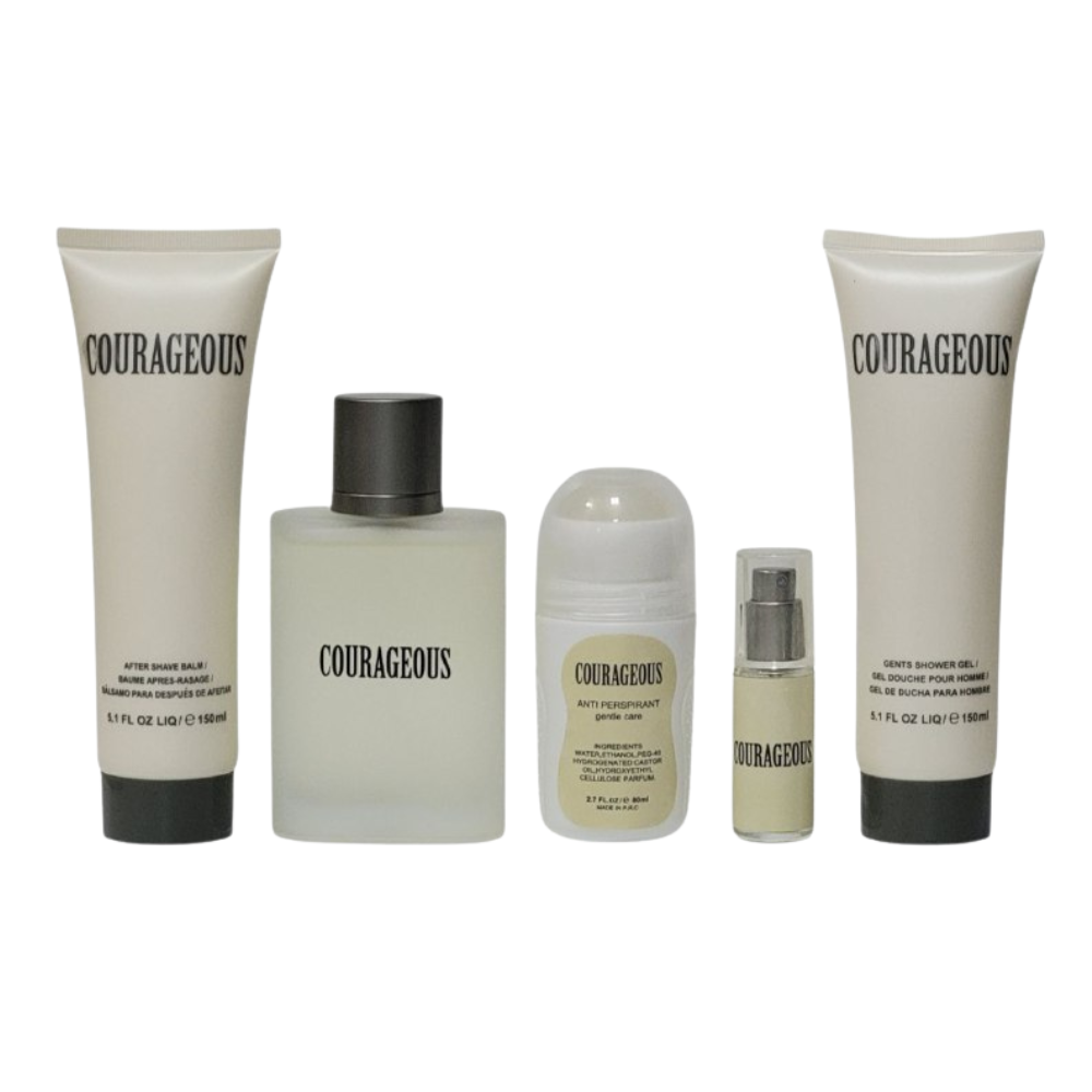 SET COURAGEOUS EDT 100ML, EDT 10ML, SHOWER GEL 150ML, AFTER SHAVE 150ML, DEODORANT 80ML (H)