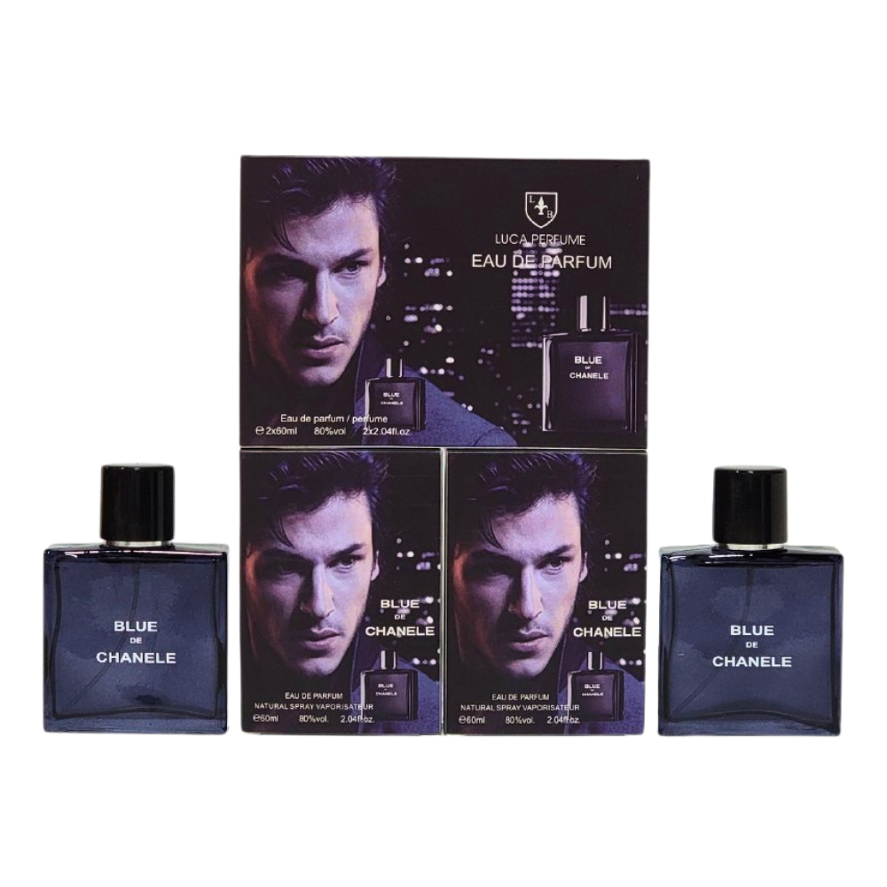 SET LUCA PERFUME BLUE DE CHANELE EDP 50MLX2 (H)