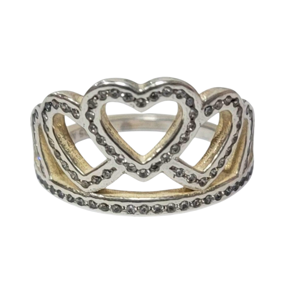 PANI926 ANILLO PANDORA DE CORONA, PLATA 925