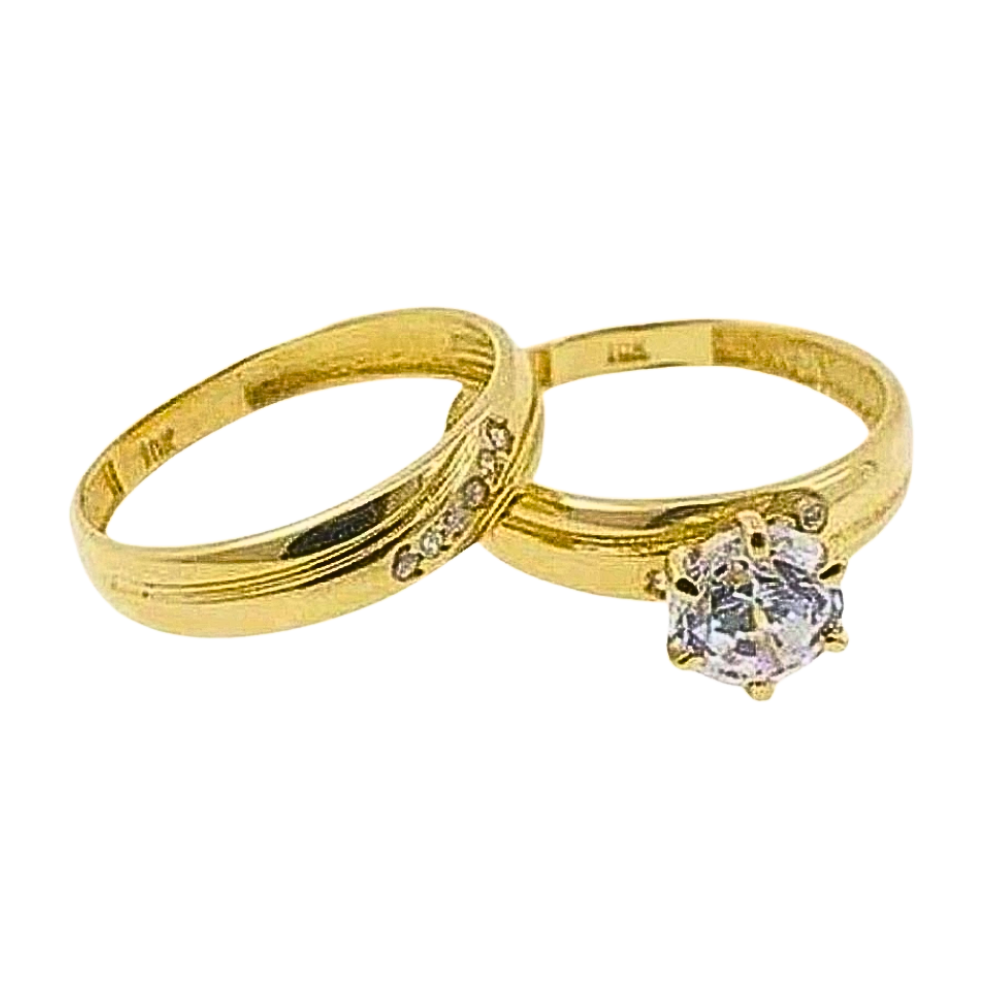 OANI330$7 FORMA ANILLO DE COMPROMISO CIRCON