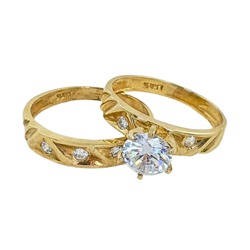 OANI641$7 FORMA ANILLO DE COMPROMISO CIRCON