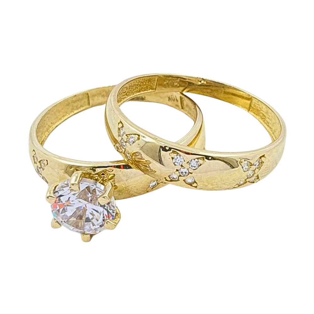 OANI521$8 FORMA ANILLO DE COMPROMISO CIRCON