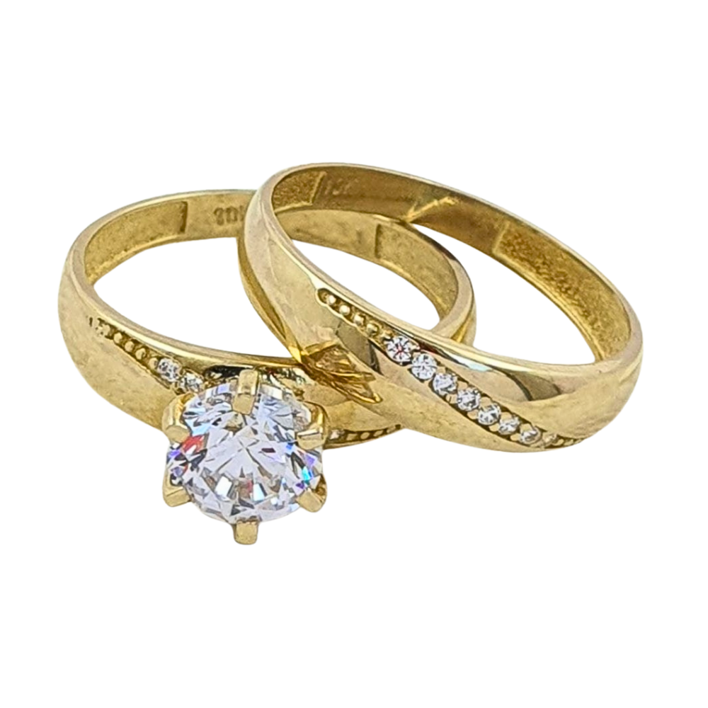 OANI515$7 FORMA ANILLO DE COMPROMISO CIRCON