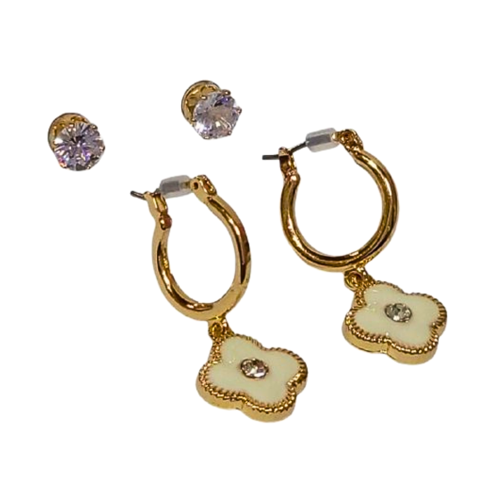 ARITO DE ENCHAPE FINO TAHARI FORMA FLOR