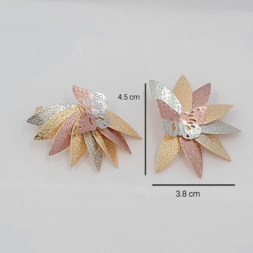 EARI4020 FORMA FLOR MARIPOSA