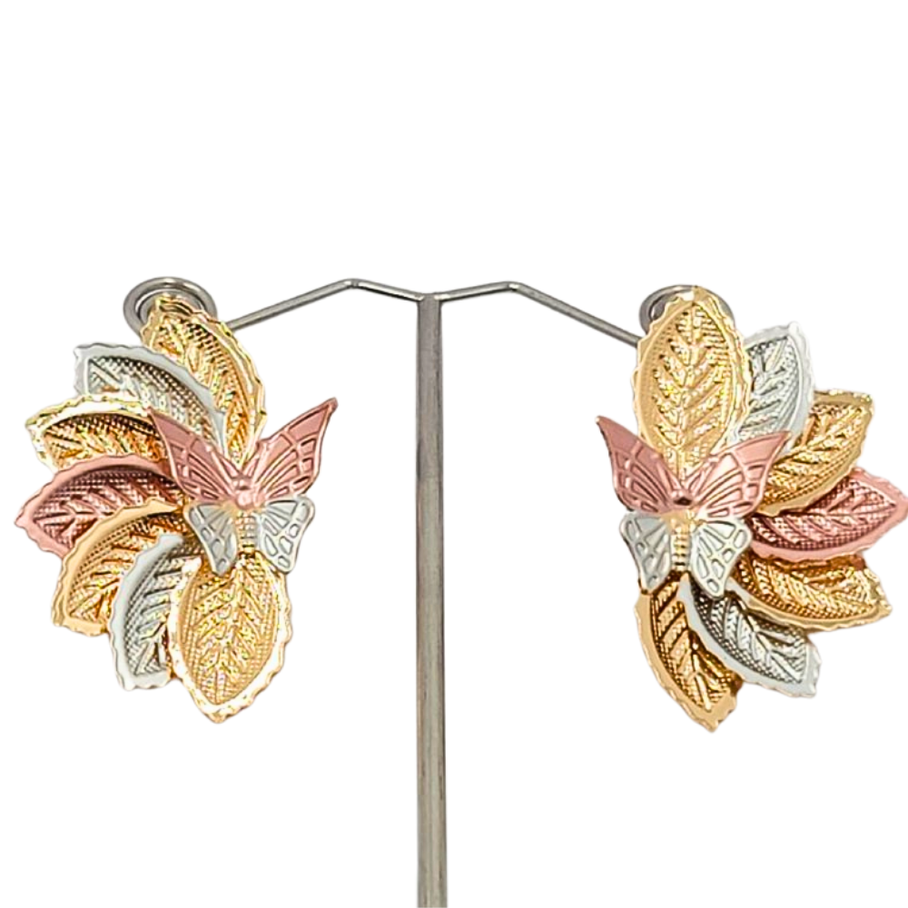 EARI4003 FORMA MARIPOSA HOJAS