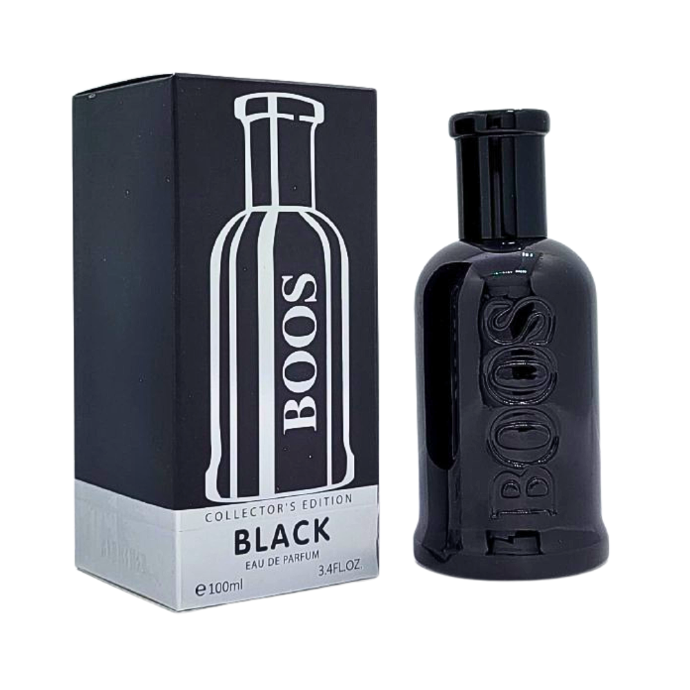 BOZZS COLLECTORS EDITION BLACK EDP 100ML (H) (AROMA SIMILAR HUGO BOSS BOTTLED COLLECTORS EDITION EDT)