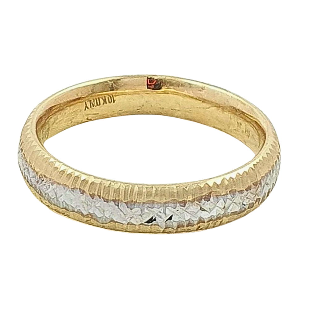 OANI553$10 FORMA LISO CON CIRCON CORRUGADO