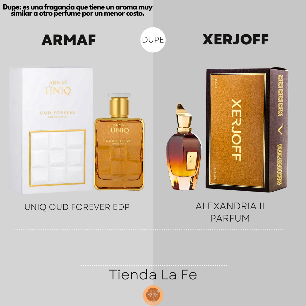 ARMAF UNIQ OUD FOREVER EDP 100ML (U) (DUPE XERJOFF ALEXANDRIA II PARFUM)