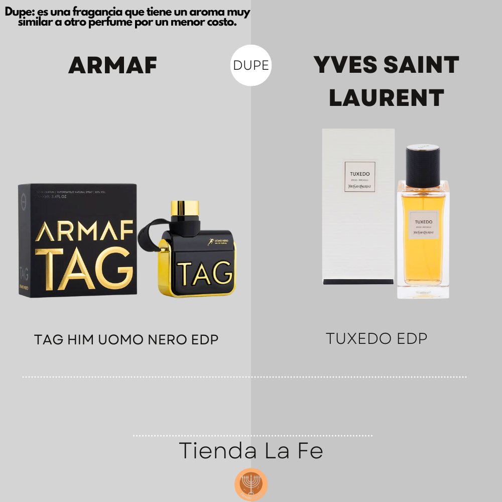 ARMAF TAG HIM UOMO NEGRO EDP 100ML (H) (DUPE YVES SAINT LAURENT TUXEDO EDP)