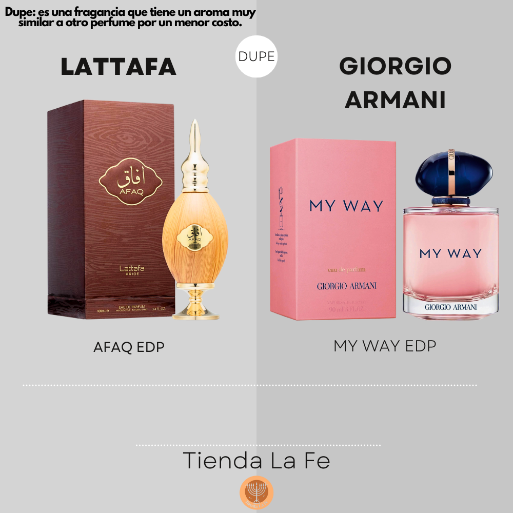 LATTAFA AFAQ EDP 100ML (M) (DUPE GIORGIO ARMANI MY WAY EDP)