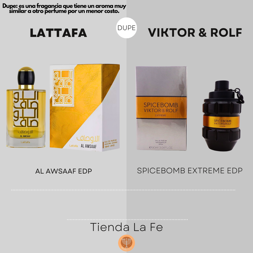 LATTAFA AL AWSAAF EDP 100ML (U) (DUPE VIKTOR & ROLF EXTREME EDP)