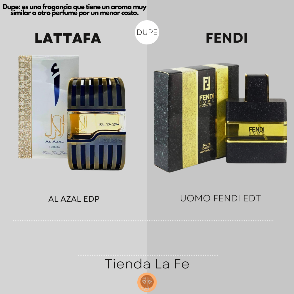 LATTAFA AL AZAL EDP 100ML (H) (DUPE FENDI UOMO FENDI EDT)