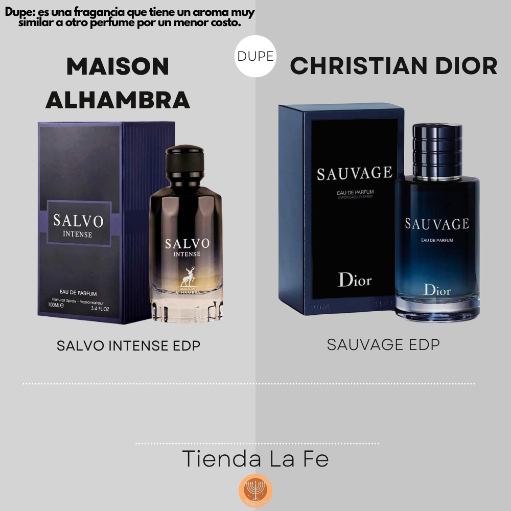MAISON ALHAMBRA SALVO INTENSE EDP 100ML (H) (DUPE CHRISTIAN DIOR SAUVAGE EDP)
