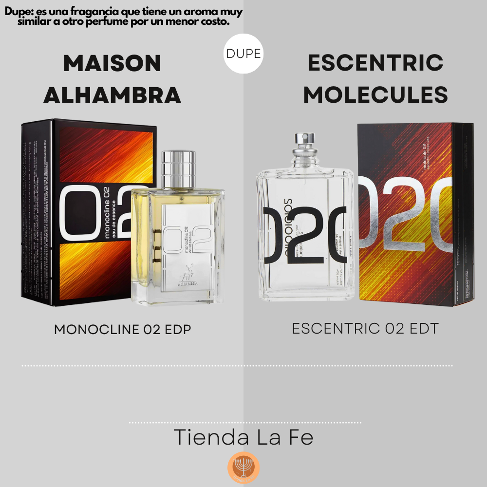 MAISON ALHAMBRA MONOCLINE 02 EDP 100ML (H) (DUPE ESCENTRIC MOLECULES 02 EDT)