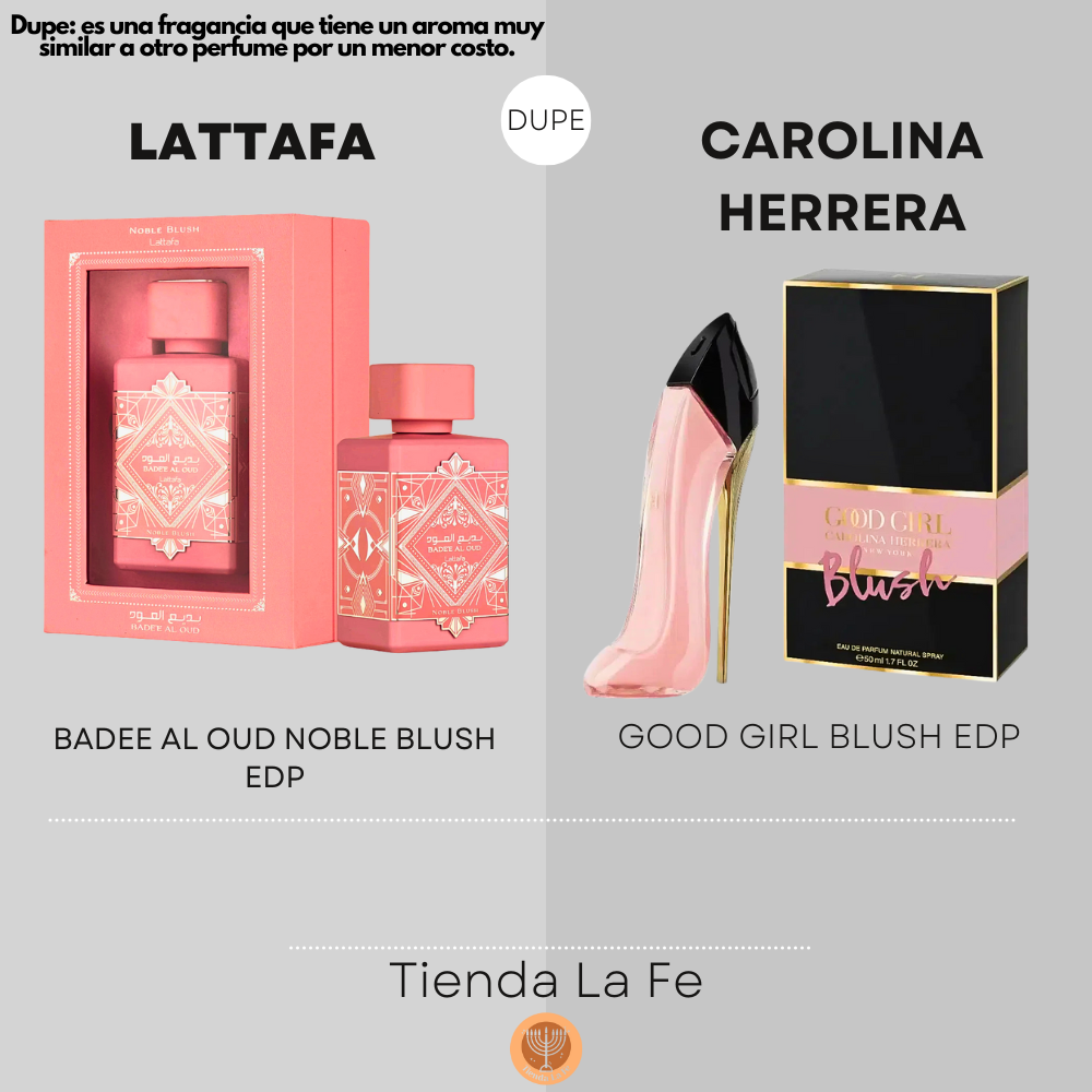 LATTAFA BADEE AL OUD NOBLE BLUSH EDP 100ML (M) (DUPE CAROLINA HERRERA