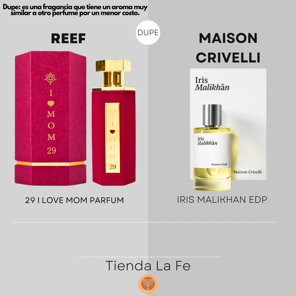 REEF 29 I LOVE MOM PARFUM 100ML (M) (DUPE MAISON CRIVELLI IRIS MALIKHAN EDP)