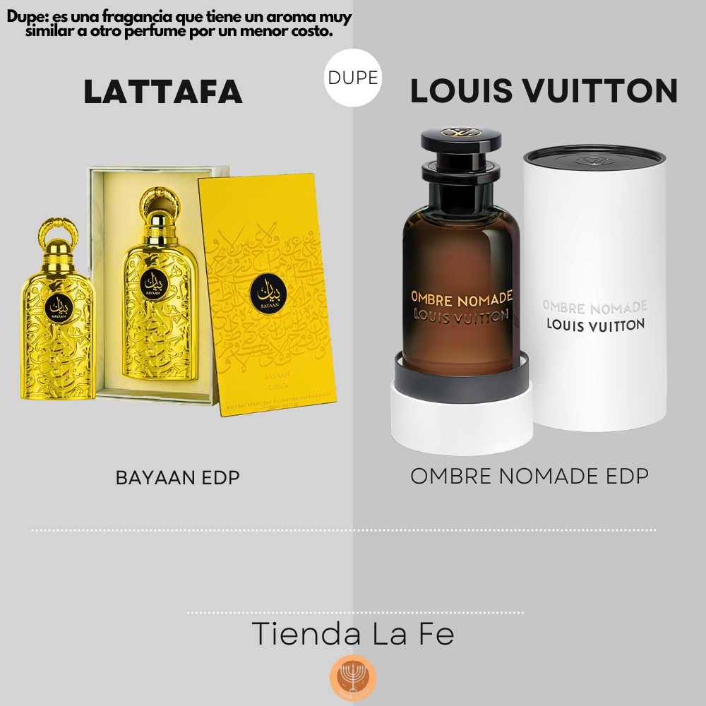 LATTAFA BAYAAN EDP 100ML (M) (DUPE LOUIS VUITTON OMBRE NOMADE EDP)