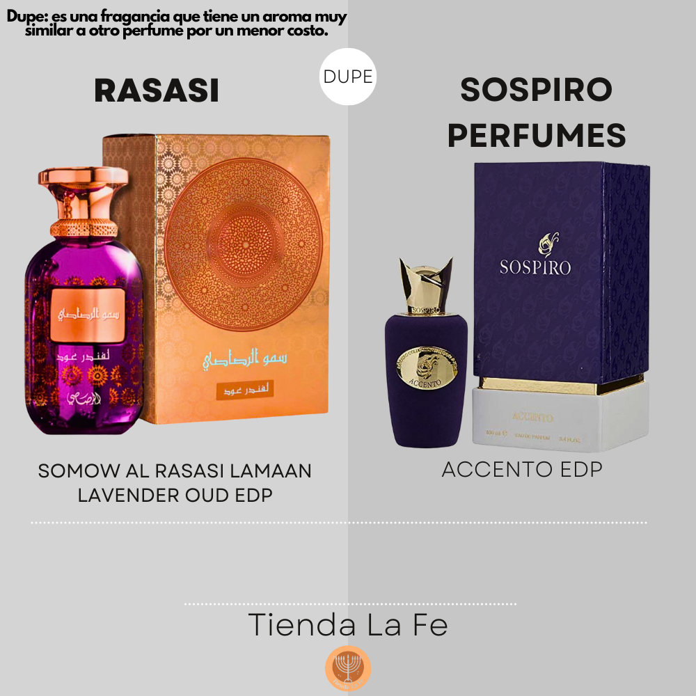 RASASI SOMOW AL RASASI LAMAAN LAVENDER OUD EDP 100ML (M) (DUPE SOSPIRO PERFUMES ACCENTO EDP)